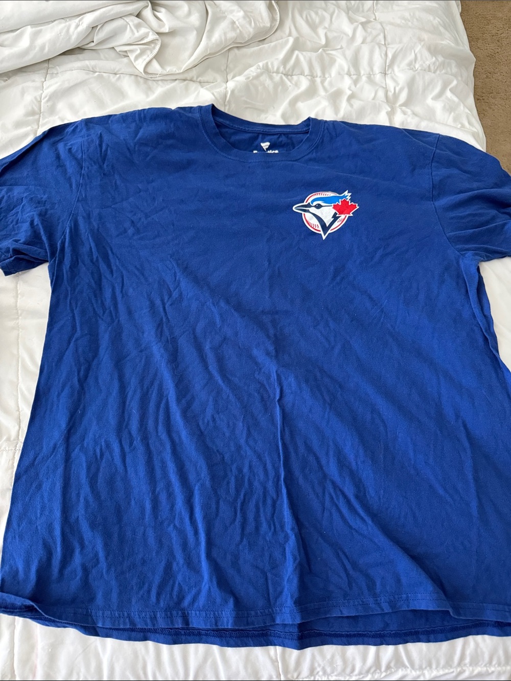 Fanatics Blue Short Sleeve Toronto Blue Jays Logo Tee